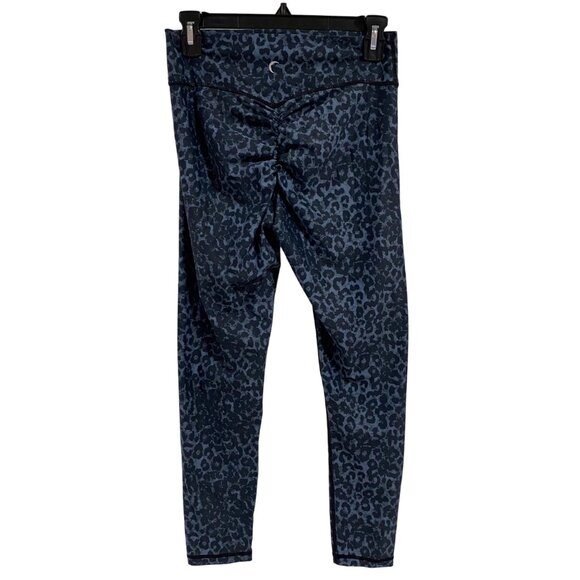 Zyia Light N Luxe Scrunch Stone Leopard 7/8  Leggings Size 8 -10 - Picture 2 of 8
